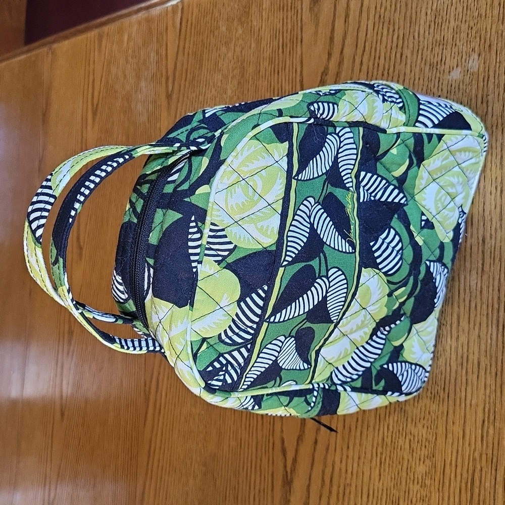 NWOT Vera Bradley green and black lunch bag